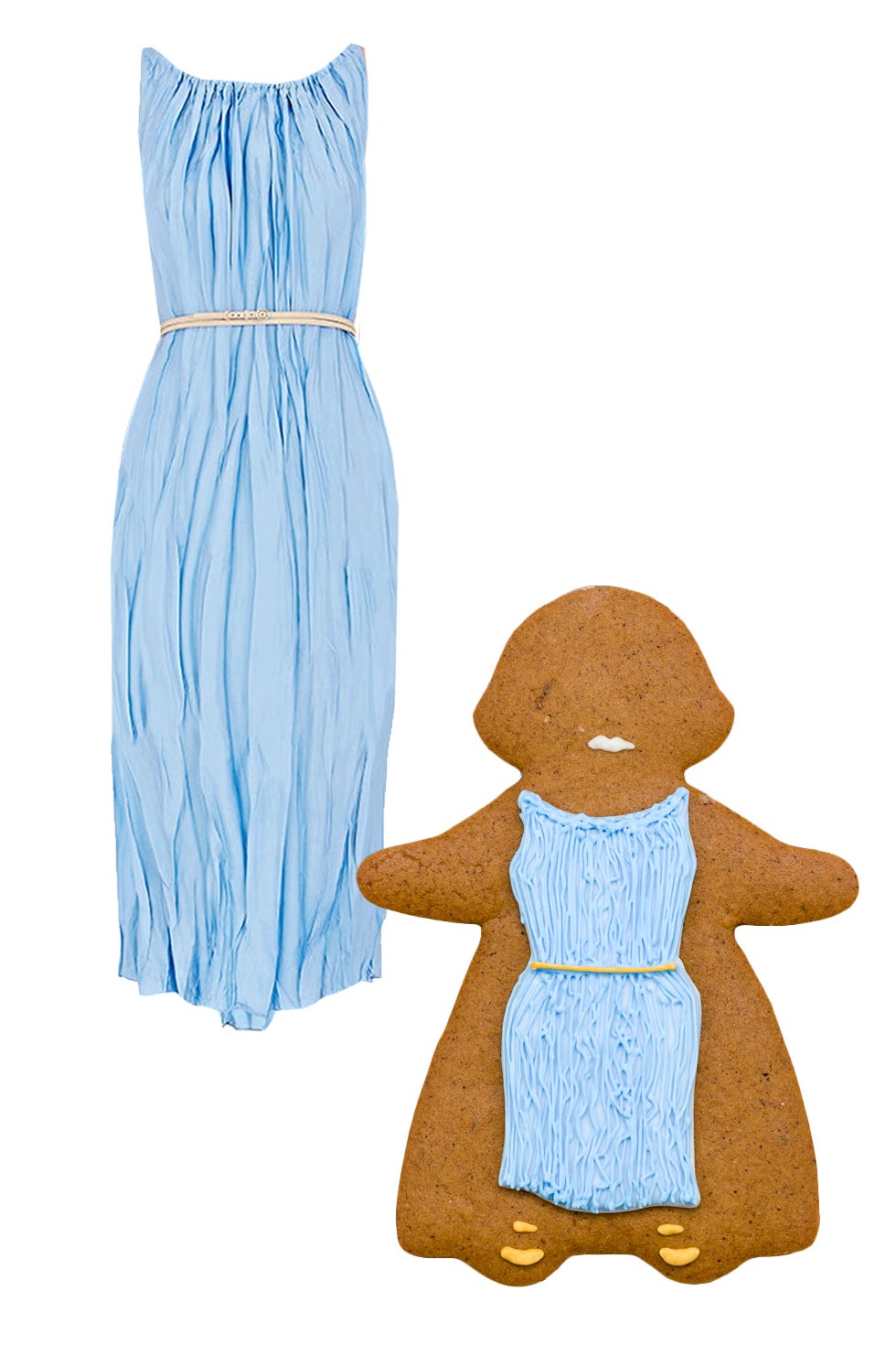 Blue, Standing, Neck, Dress, Azure, Aqua, Electric blue, One-piece garment, Illustration, Day dress, 