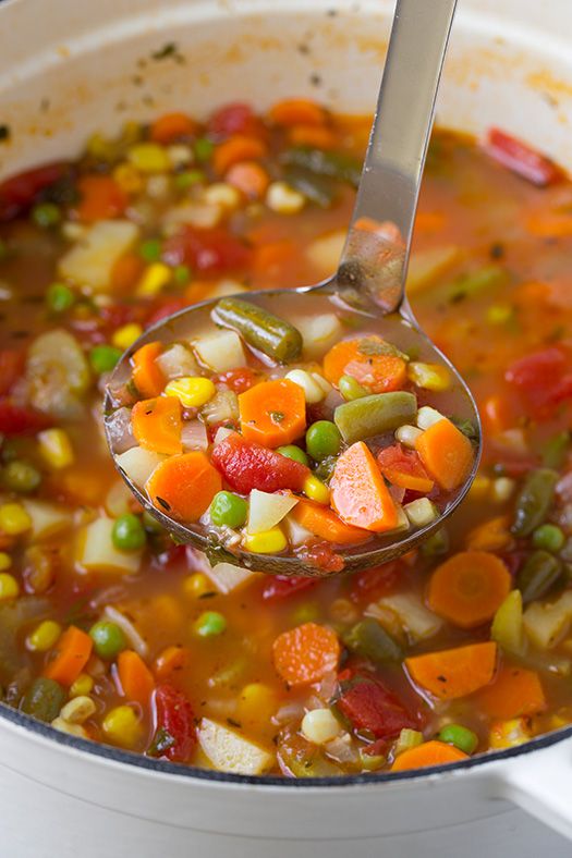 30+ Homemade Vegetable Soup Recipes - How To Make Easy Vegetable Soup ...