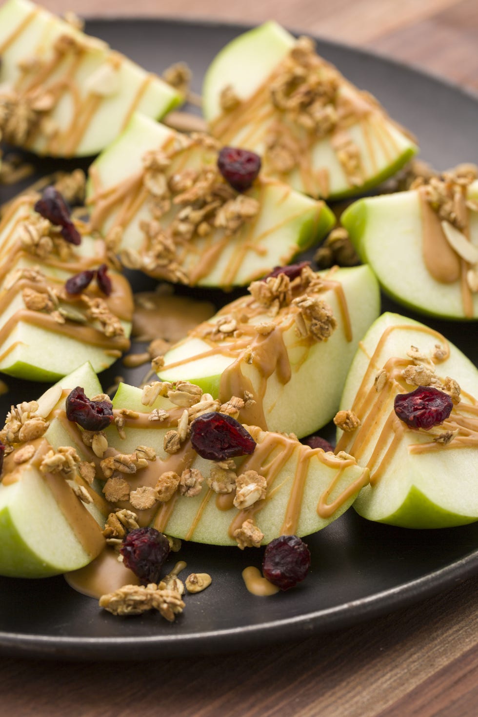 peanut butter apple nachos