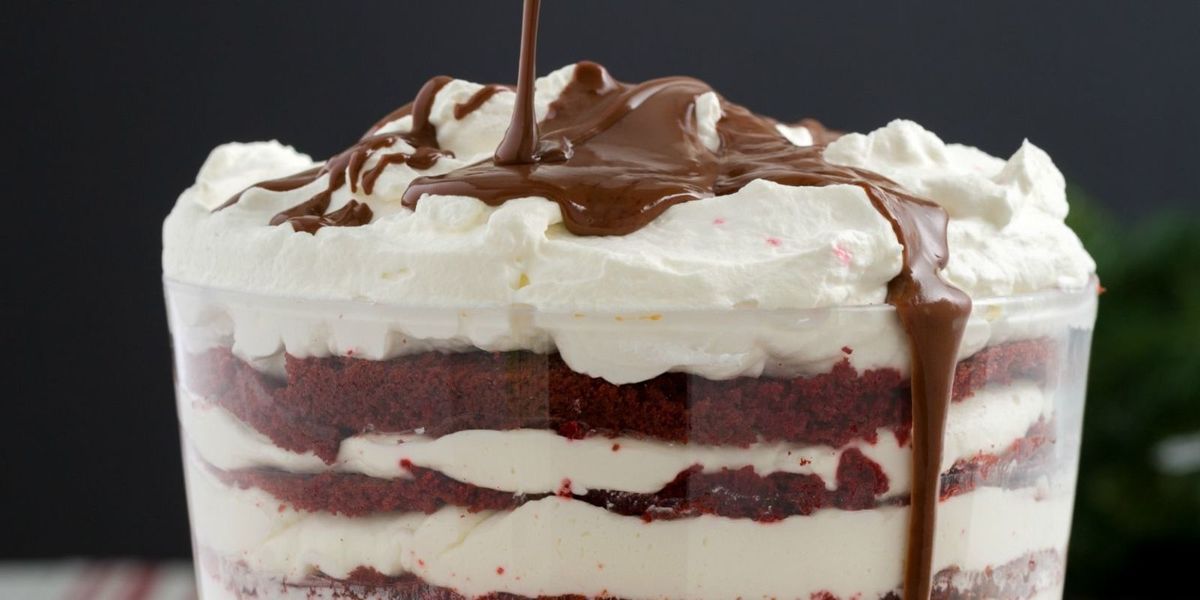 Best Red Velvet Trifle Recipe- How to Make a Red Velvet Trifle - Delish.com