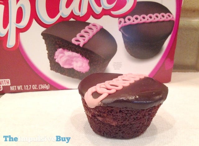Hostess Dark Chocolate-Raspberry Cupcakes