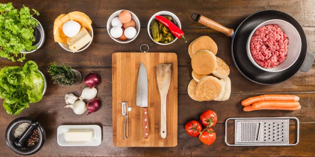 Food, Meal, Ingredient, Dishware, Tableware, Root vegetable, Dish, Cutting board, Kitchen utensil, Breakfast, 