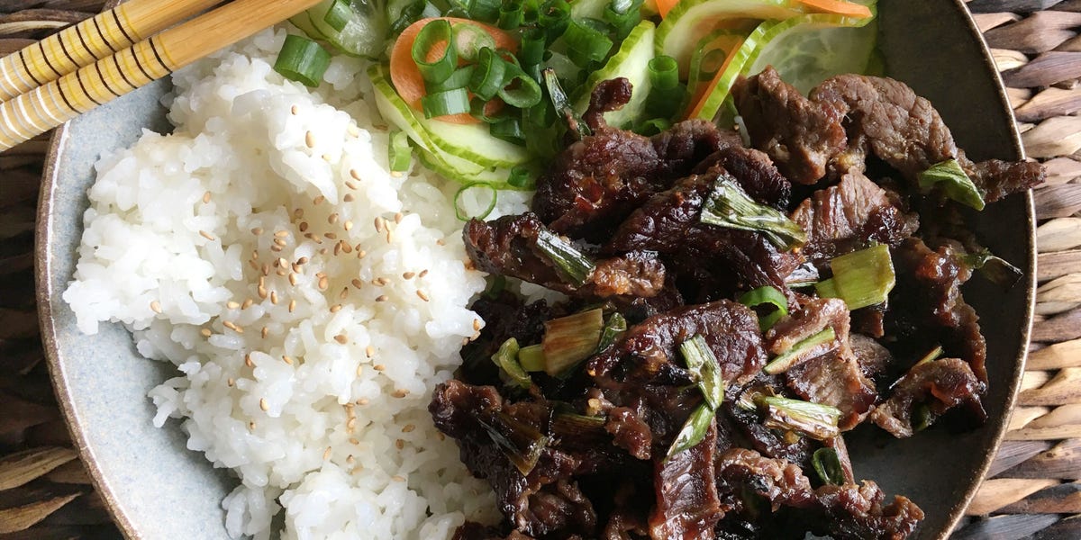Korean BBQ Rice Bowl