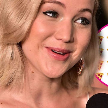Jennifer Lawrence Pizza Sandwich
