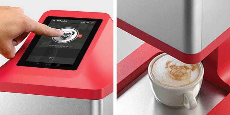 Serveware, Drinkware, Cup, Ingredient, Electronic device, Technology, Coffee milk, Espressino, Tableware, Single-origin coffee, 