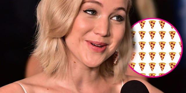 Jennifer Lawrence Pizza Sandwich
