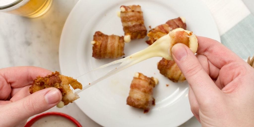 Bacon-Wrapped Mozzarella Sticks
