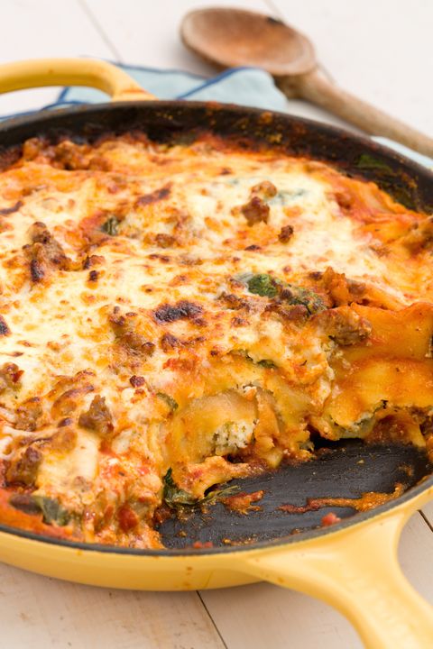skillet-ravioli-lasagna