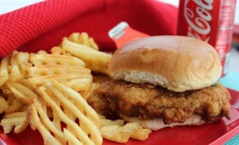 Dish, Food, Cuisine, Junk food, Fast food, Fried food, Hamburger, Ingredient, French fries, Kids' meal, 