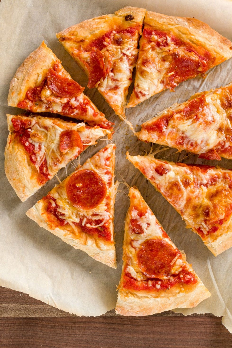 Food, Baked goods, Red, Recipe, Orange, Finger food, Ingredient, Dish, Cuisine, Pizza, 