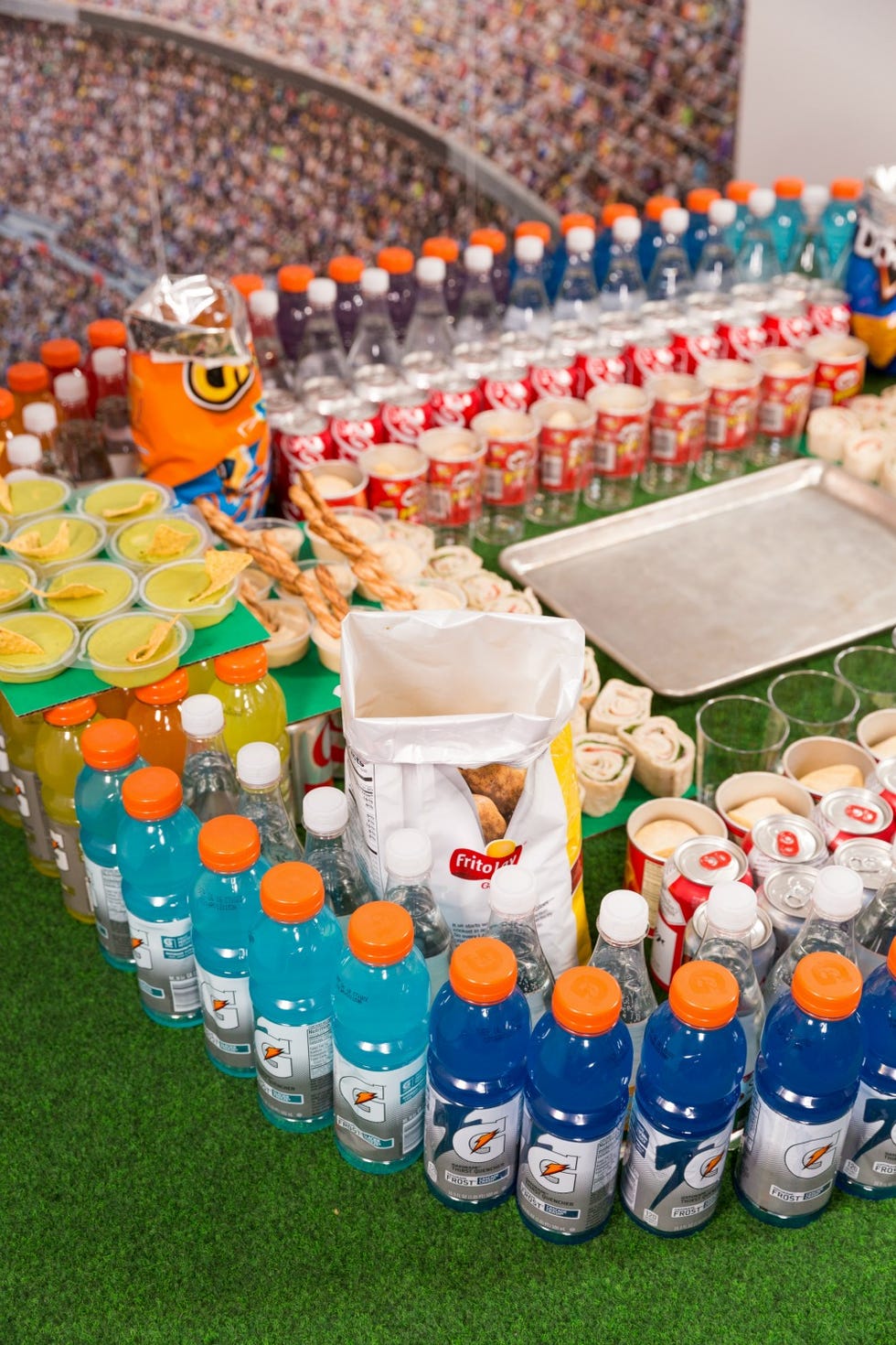 Water, Plastic bottle, Stadium, Drink, Sport venue, Toy, 