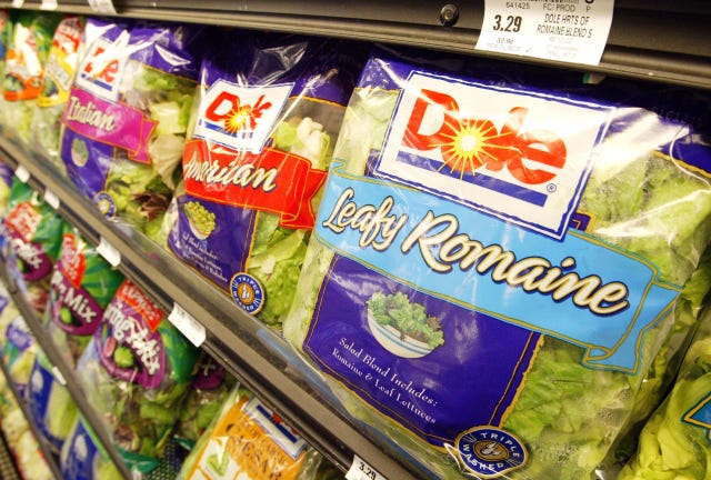 Dole packaged salads