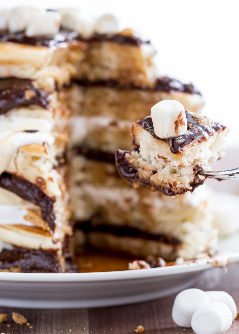 S'mores Pancake Bite