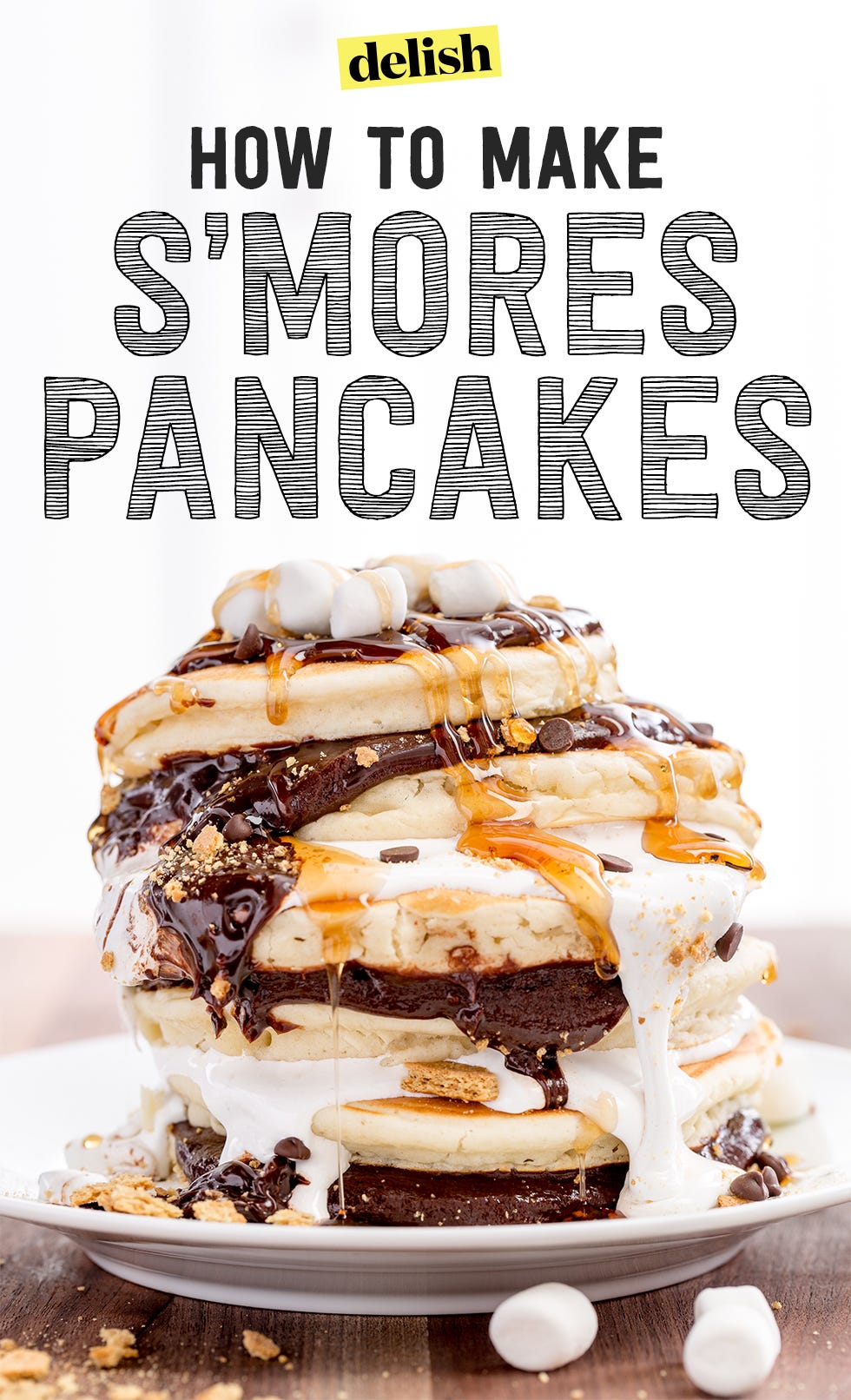 How to Make S'mores Pancakes