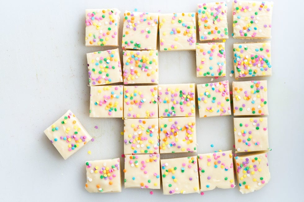 birthday cake fudge