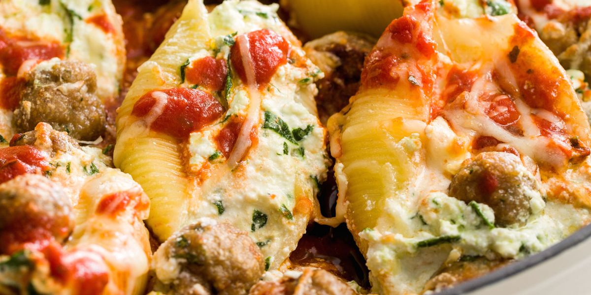 Best Stuffed Shells with Turkey Meatballs - Best Stuffed 