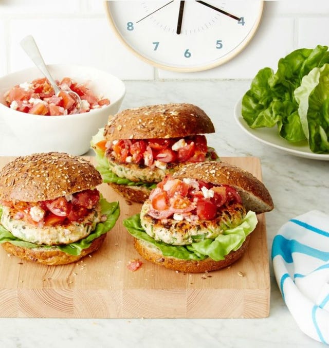 Greek Turkey Burgers