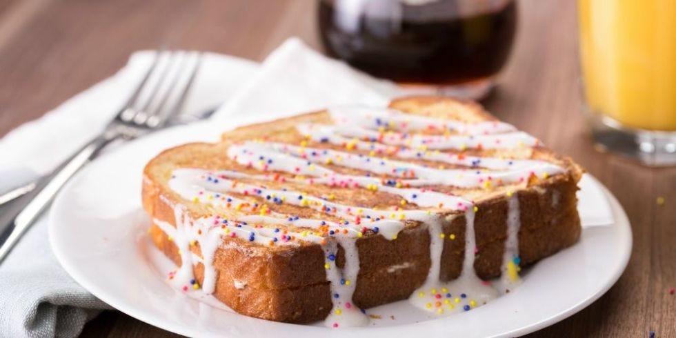 Birthday Cake Stuffed French Toast