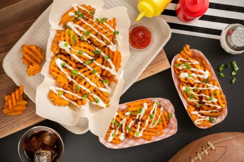 Best Buffalo Ranch Waffle Fries Recipe - How to Make 