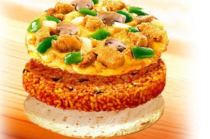 Pizza Hut Taiwan and South Korea Rice Cake Pizza