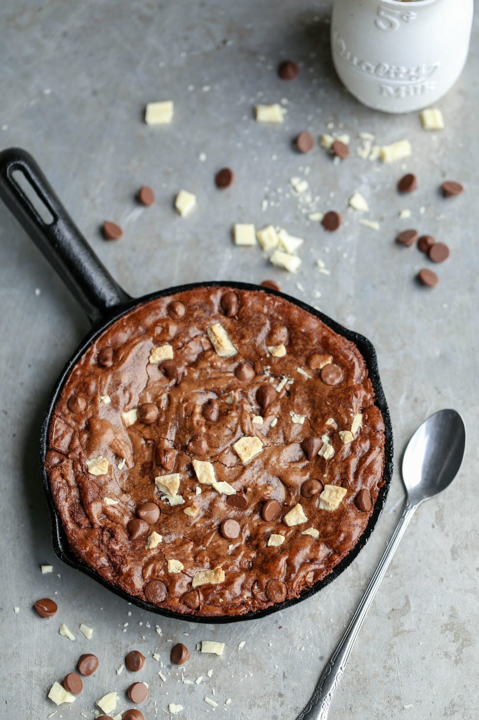 Triple Chocolate Brownie Skillet