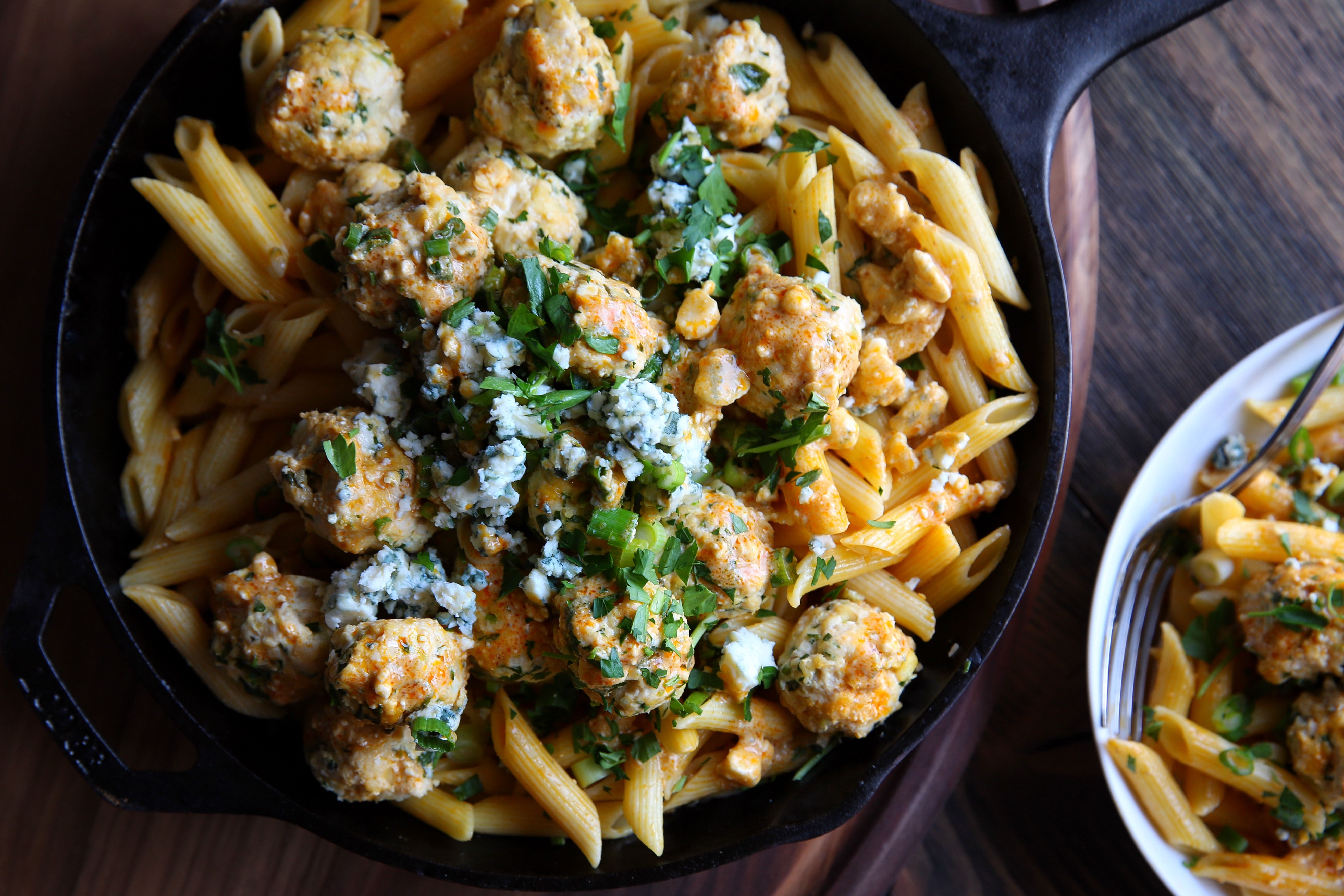 What to Serve With Buffalo Chicken Meatballs