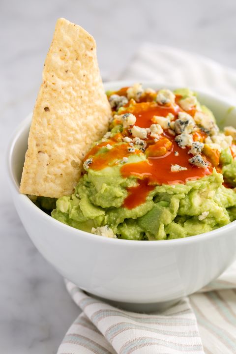 Dish, Food, Cuisine, Tortilla chip, Guacamole, Ingredient, Dip, Produce, Egg salad, Chipotle, 