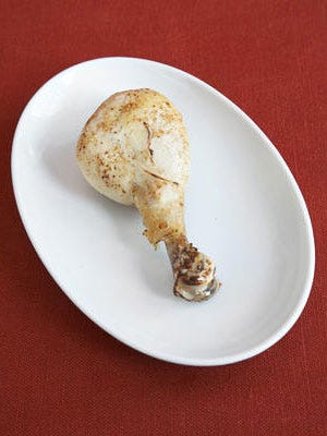 1 roasted skinless chicken drumstick