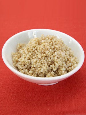 cooked quinoa