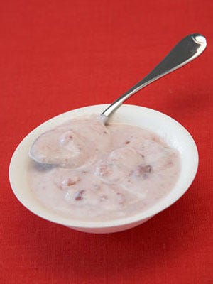 fat-free fruit yogurt