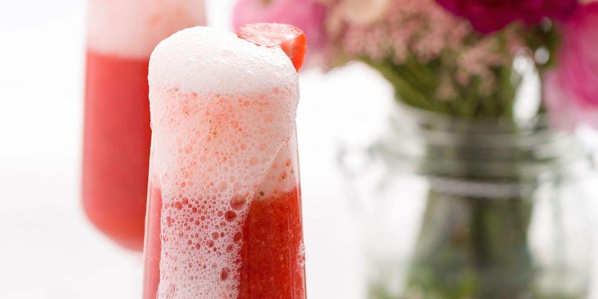 Strawberry Mimosas