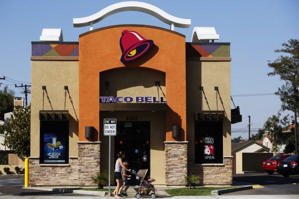 Taco Bell Original Menu