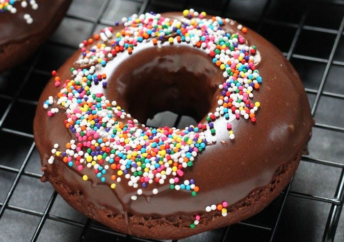 Chocolate Banana Donut