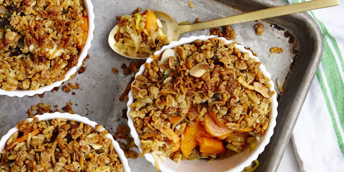 Savory Sweet Potato Crumble
