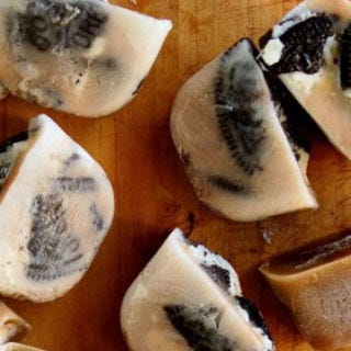 Milk and cookies ice cubes are changing our lives.