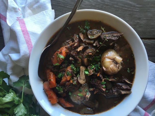 Slow-Cooker Beef Bourguignon Slow-Cooker Beef Bourguignon