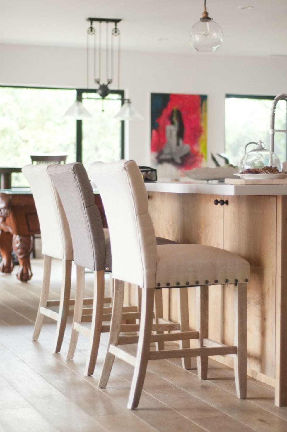 Wood, Room, Interior design, Light fixture, Ceiling, Floor, Ceiling fixture, Hardwood, Interior design, Liver, 