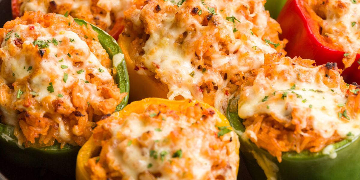 Best Ground Turkey Stuffed Peppers Recipe - How to Make 