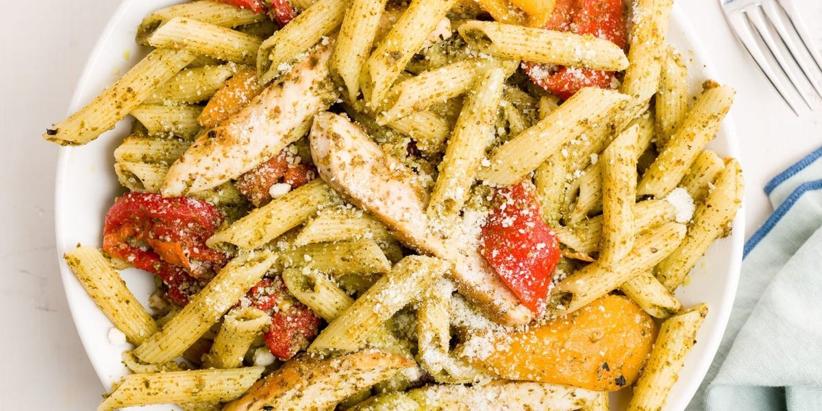 Trader Joe's Pesto Penne with Chicken