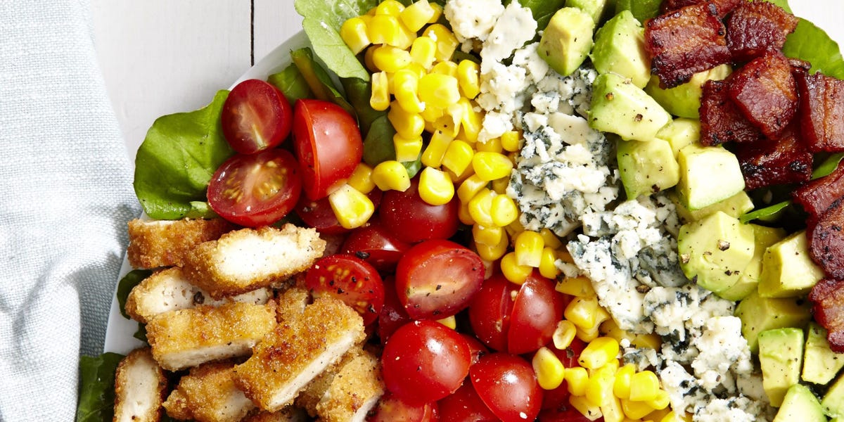 Breaded Chicken Cobb Salad