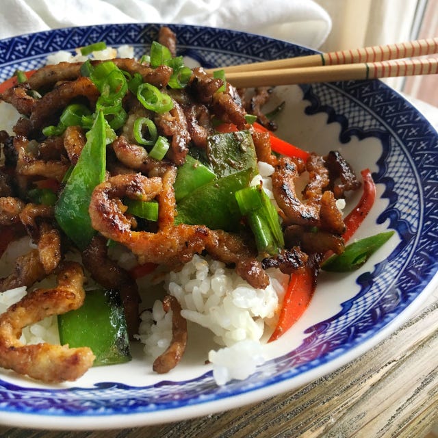 recipe for crispy pork stir fry