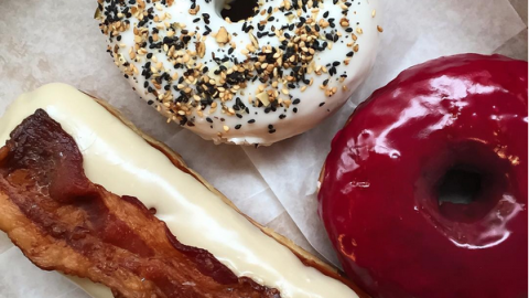 preview for People Are Obsessed With These Everything Bagel Donuts