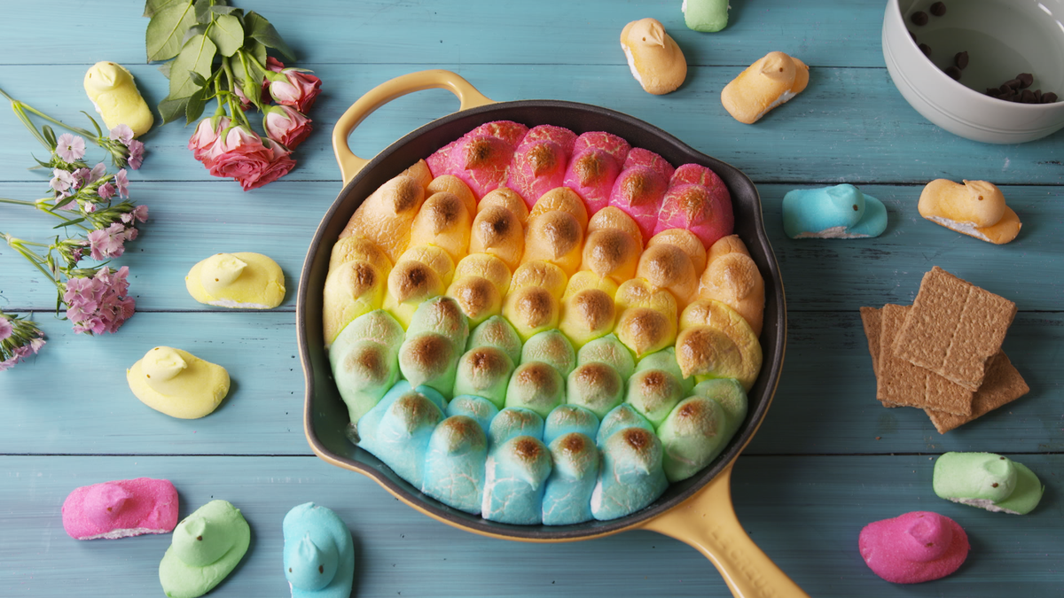 This Peeps Skillet S'mores Is Easter GOLD