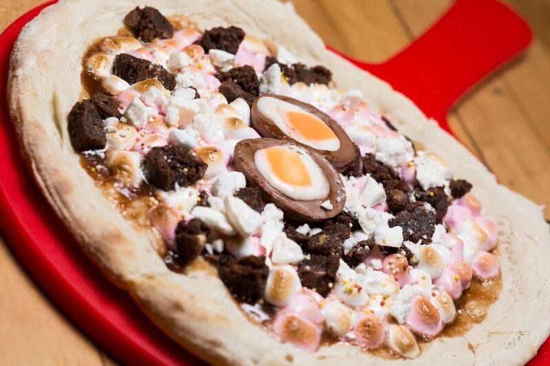 Cadbury Egg Pizza