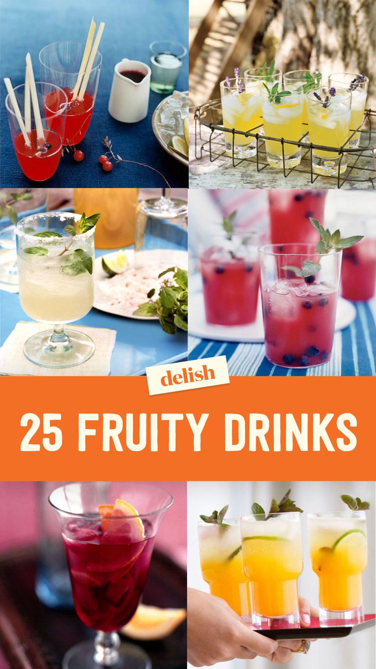 Fruit Alcoholic Drinks - Fruity Drinks with Alcohol Recipes