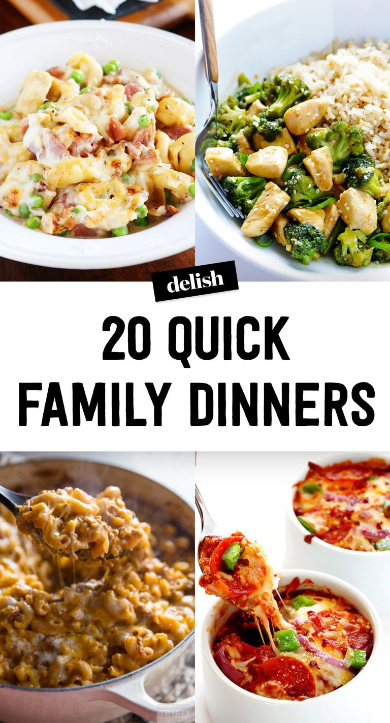20 Quick & Easy Dinner Ideas - Recipes for Fast Family Meals—Delish.com
