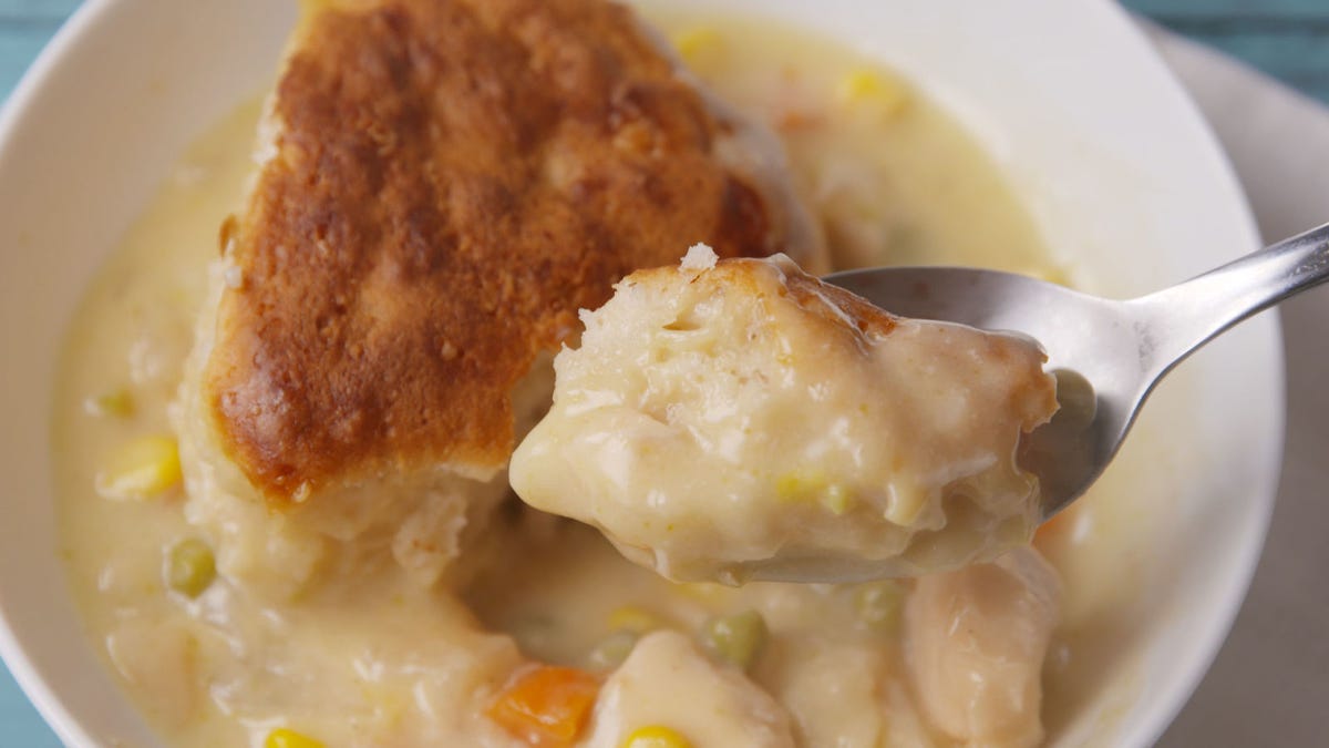 Video player poster image preview for Slow Cooker Chicken Pot Pie