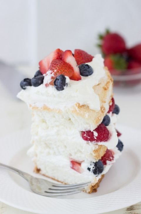 Dish, Food, Cuisine, Dessert, Pavlova, Whipped cream, Ingredient, Frozen dessert, Cream, Fruit cake, 