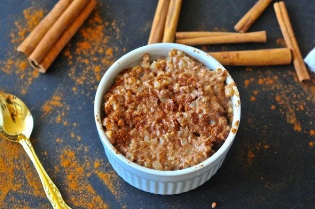 Food, Cuisine, Ingredient, Tableware, Kitchen utensil, Spoon, Meal, Bowl, Recipe, Cinnamon, 