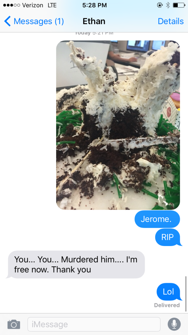 Bunny Cake Devoured